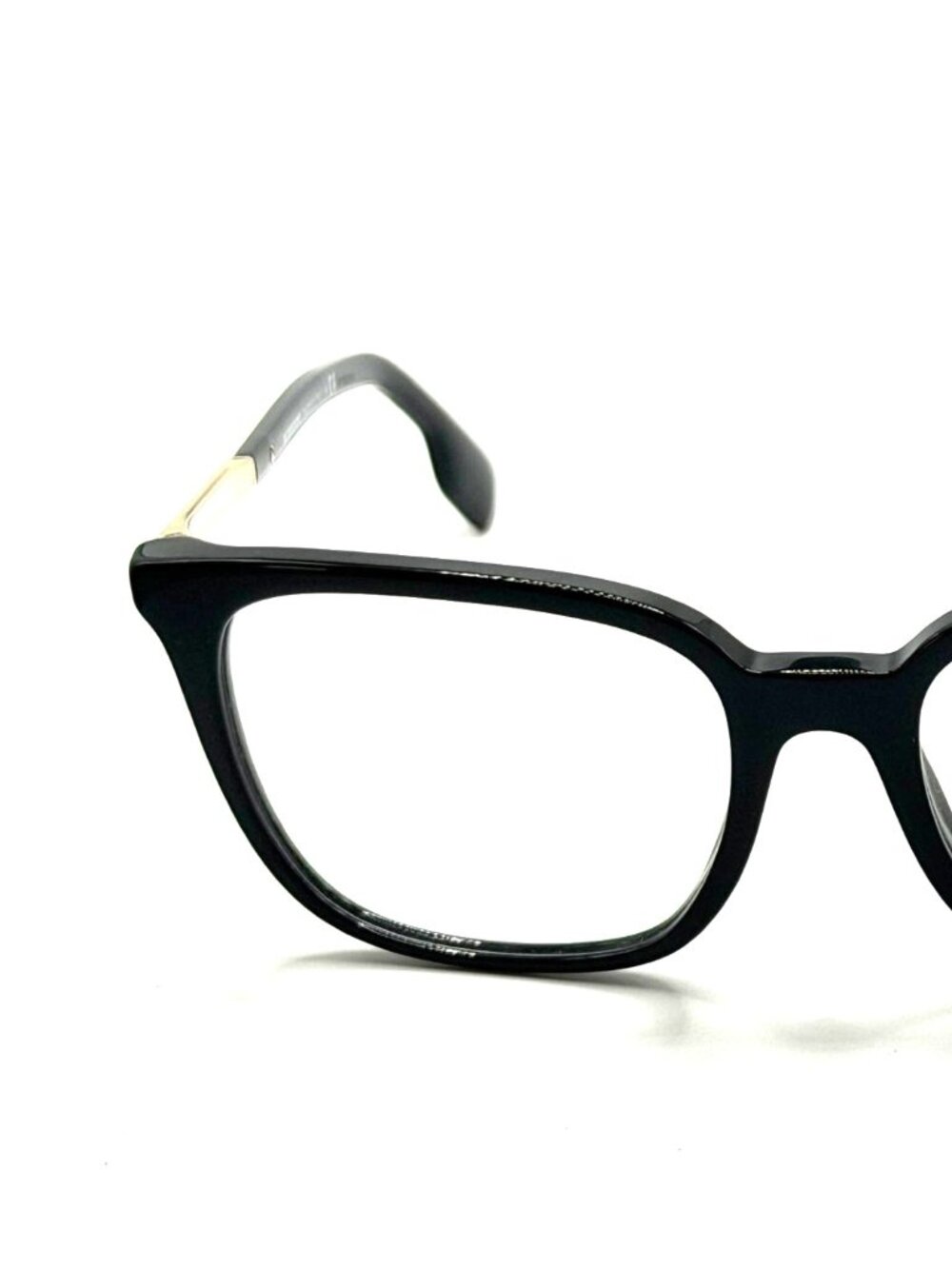 BURBERRY B 2338 3001 BLACK UNISEX EYEGLASSES 53MM 17 140 - Picture 3 of 9